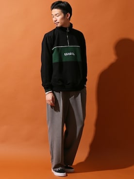 「ROSTER SOX（ロスターソックス）のアイテム」を使った、tetsuyaさん（メンズ・178cm）の冬コーディネート