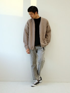 「ROSTER SOX（ロスターソックス）のアイテム」を使った、tetsuyaさん（メンズ・178cm）の冬コーディネート