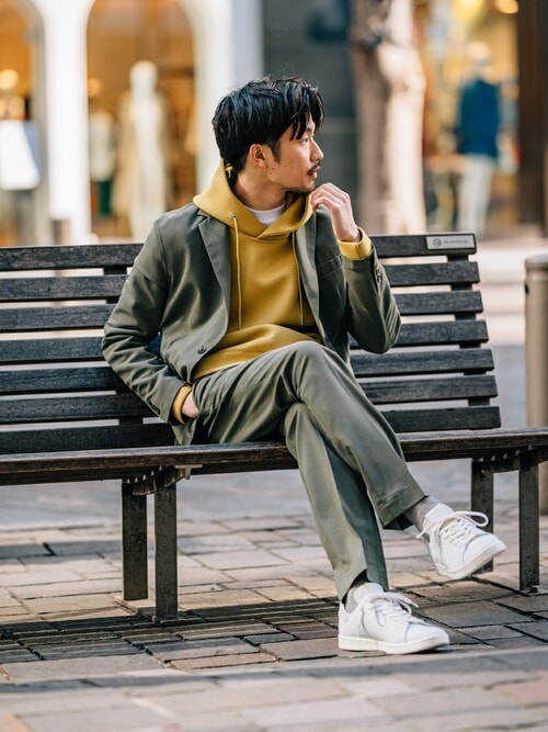 未使用品☆EDIFICE 417 シアサッカー セットアップ　即購入⭕️ 夏でも快適に着れる【TEC WAFFLE シアサッカー セットアップ