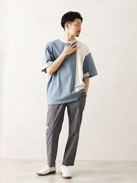 「KIIT（キート）のアイテム」を使った、tetsuyaさん（メンズ・178cm）の春コーディネート