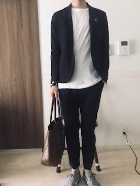 「NANO universe（ナノユニバース）のアイテム（腕時計）」を使った、きむさん（メンズ・179cm）の春コーディネート