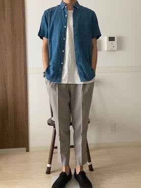 「NANO universe（ナノユニバース）のアイテム（腕時計）」を使った、きむさん（メンズ・179cm）の春コーディネート