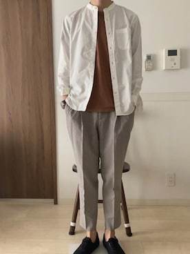 「NANO universe（ナノユニバース）のアイテム（腕時計）」を使った、きむさん（メンズ・179cm）の夏コーディネート