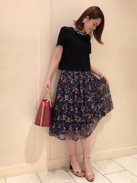 「JILL STUART（ジルスチュアート）のアイテム」を使った、chiさん（レディース・165cm）の春コーディネート