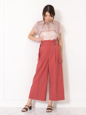 「テラコッタ」｜chiさん（レディース・165cm）の春コーディネート