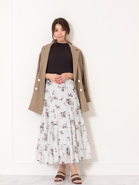 「JILL STUART（ジルスチュアート）のアイテム」を使った、chiさん（レディース・165cm）の春コーディネート