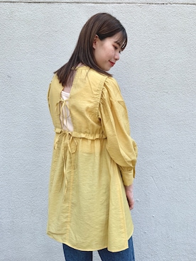 「Kastane（カスタネ）のアイテム（タンクトップ）」を使った、kitagawa mikiさん（レディース・165cm）の春コーディネート