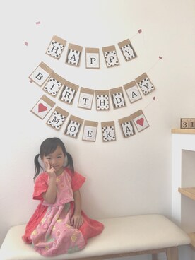 「F.O.KIDS（エフオーキッズ）のアイテム（ワンピース/ドレス）」を使った、pi   。さん（キッズ・100cm）の秋コーディネート