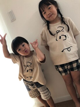 「RAGMART（ラグマート）のアイテム（パンツ）」を使った、pi   。さん（キッズ・100cm）の秋コーディネート