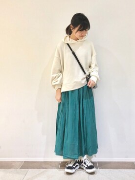 「レイヤードstyle」｜「アイテム（その他）」を使った、アヤ.さん（レディース・162cm）の冬コーディネート