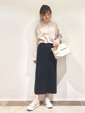 「秋のカフェオレコーデ」｜「アイテム（その他）」を使った、アヤ.さん（レディース・162cm）の秋コーディネート