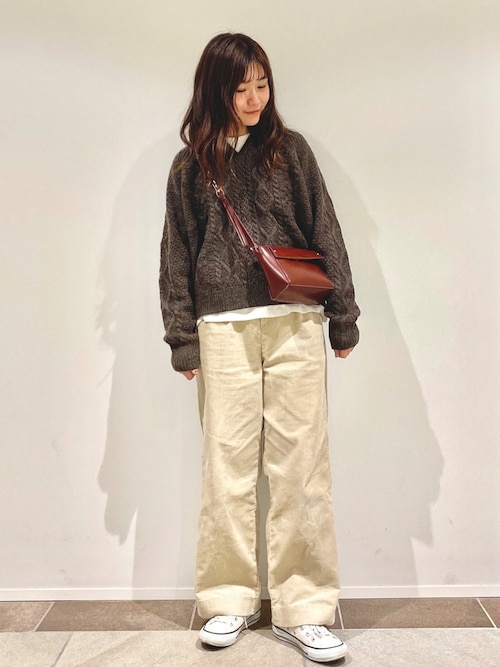 アヤ American Holic American Holicのニット セーターを使ったコーディネート Wear