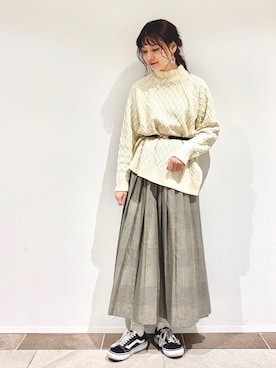 アヤ.さん（レディース・162cm）の冬コーディネート