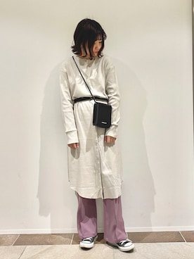 「ハイカットスニーカー」｜アヤ.さん（レディース・162cm・20代）の春コーディネート