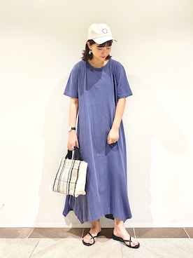 「ピグメント」｜「アイテム（その他）」を使った、アヤ.さん（レディース・162cm）の夏コーディネート