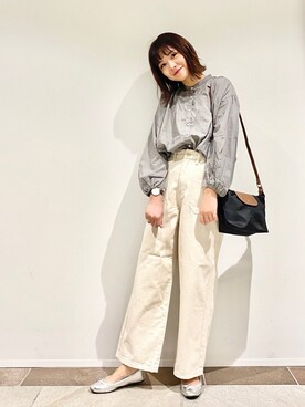 「グレンチェック」｜「アイテム（その他）」を使った、アヤ.さん（レディース・163cm）の秋コーディネート