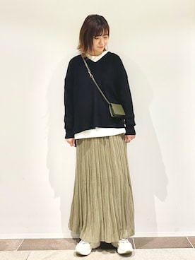 アヤ.さん（レディース・163cm）の秋コーディネート