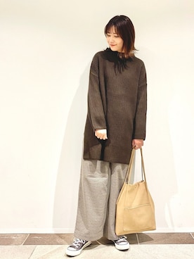 アヤ.さん（レディース・163cm）の冬コーディネート