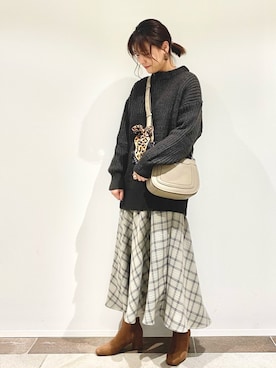 アヤ.さん(レディース・163cm)の冬コーディネート