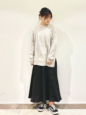 アヤ.さん（レディース・163cm）の冬コーディネート