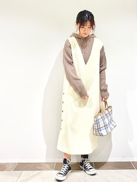 アヤ.さん（レディース・163cm）の冬コーディネート