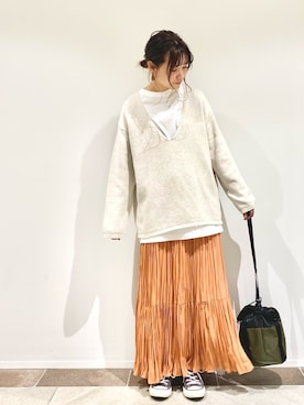 アヤ.さん（レディース・163cm）の冬コーディネート