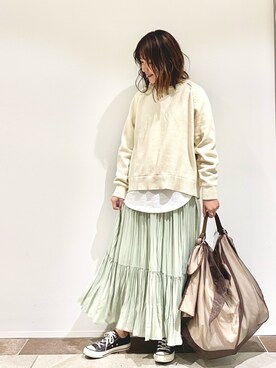 「セットアイテム」｜「アイテム（その他）」を使った、アヤ.さん（レディース・163cm）の冬コーディネート