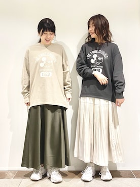 「ミッキー」｜「アイテム（その他）」を使った、アヤ.さん（レディース・163cm）の春コーディネート
