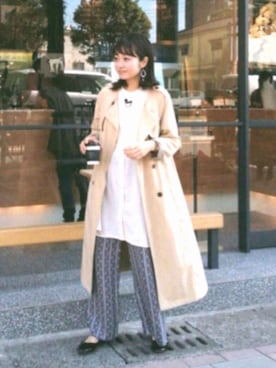 「loaf（ローフ）のアイテム」を使った、nanaeさん（レディース・157cm）の春コーディネート