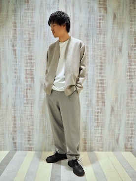 「tk.TAKEO KIKUCHI（ティーケータケオキクチ）のアイテム（アクセサリー）」を使った、tk.TAKEO KIKUCHI 名古屋パルコ店さん（メンズ・178cm）の冬コーディネート