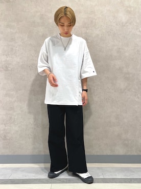 「tk.TAKEO KIKUCHI（ティーケータケオキクチ）のアイテム（アクセサリー）」を使った、tk.TAKEO KIKUCHI 名古屋パルコ店さん（レディース・167cm）の春コーディネート