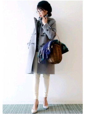 𝓅𝑜𝒸𝑜さん（レディース・156cm）の冬コーディネート