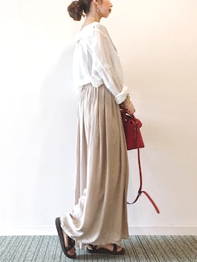 ■VERY掲載◎東原亜希さん着用■BARNYARDSTORM/バンヤードストーム■セットアップ■トップス＆スカート■0