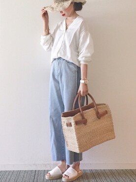 𝓅𝑜𝒸𝑜さん（レディース・156cm）の夏コーディネート