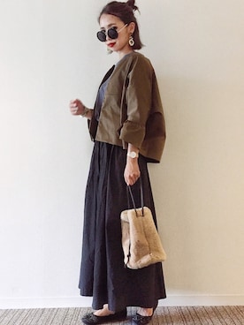 𝓅𝑜𝒸𝑜さん(レディース・156cm)の秋コーディネート