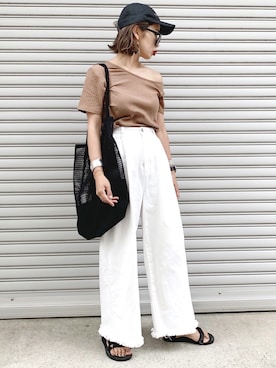 𝓅𝑜𝒸𝑜さん(レディース・155cm)の夏コーディネート