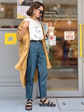 𝓅𝑜𝒸𝑜さん（レディース・156cm）の夏コーディネート