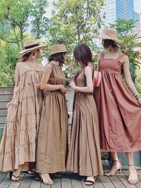 𝓅𝑜𝒸𝑜さん（レディース・156cm）の夏コーディネート