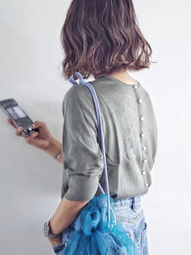 「ACCOMMODE（アコモデ）のアイテム」を使った、𝓅𝑜𝒸𝑜さん（レディース・156cm）の秋コーディネート
