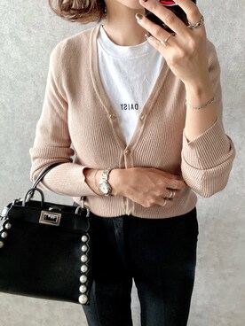 「DAISY（デイジー）のアイテム」を使った、𝓅𝑜𝒸𝑜さん（レディース・156cm）の秋コーディネート