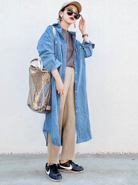 𝓅𝑜𝒸𝑜さん(レディース・156cm)の秋コーディネート