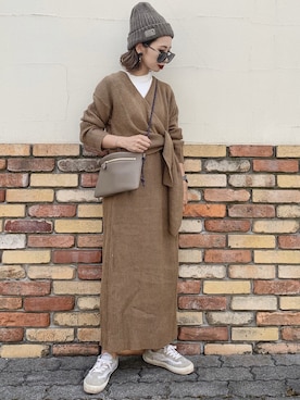 「KUBERA 9981（クベラ）のアイテム」を使った、𝓅𝑜𝒸𝑜さん（レディース・156cm）の秋コーディネート