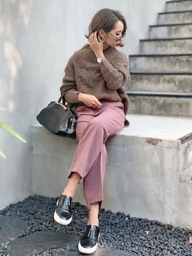 𝓅𝑜𝒸𝑜さん（レディース・156cm）の秋コーディネート