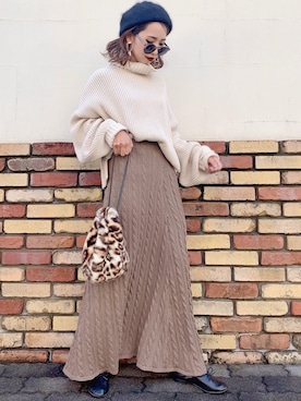 𝓅𝑜𝒸𝑜さん（レディース・156cm）の冬コーディネート