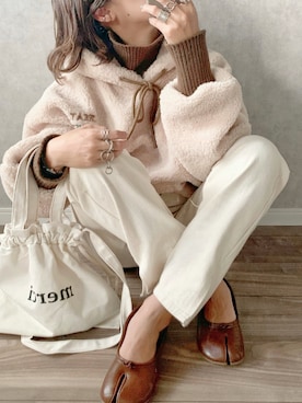 𝓅𝑜𝒸𝑜さん（レディース・156cm）の冬コーディネート