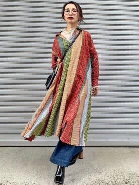 「FREE'S MART（フリーズマート）のアイテム（トップス）」を使った、𝓅𝑜𝒸𝑜さん（レディース・156cm）の冬コーディネート