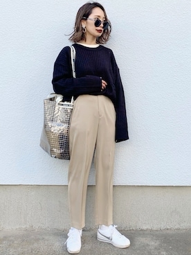 𝓅𝑜𝒸𝑜さん（レディース・156cm）の冬コーディネート