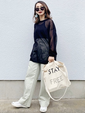 𝓅𝑜𝒸𝑜さん（レディース・156cm）の春コーディネート