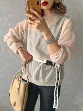 𝓅𝑜𝒸𝑜さん（レディース・156cm）の夏コーディネート