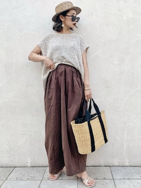 𝓅𝑜𝒸𝑜さん（レディース・156cm）の夏コーディネート